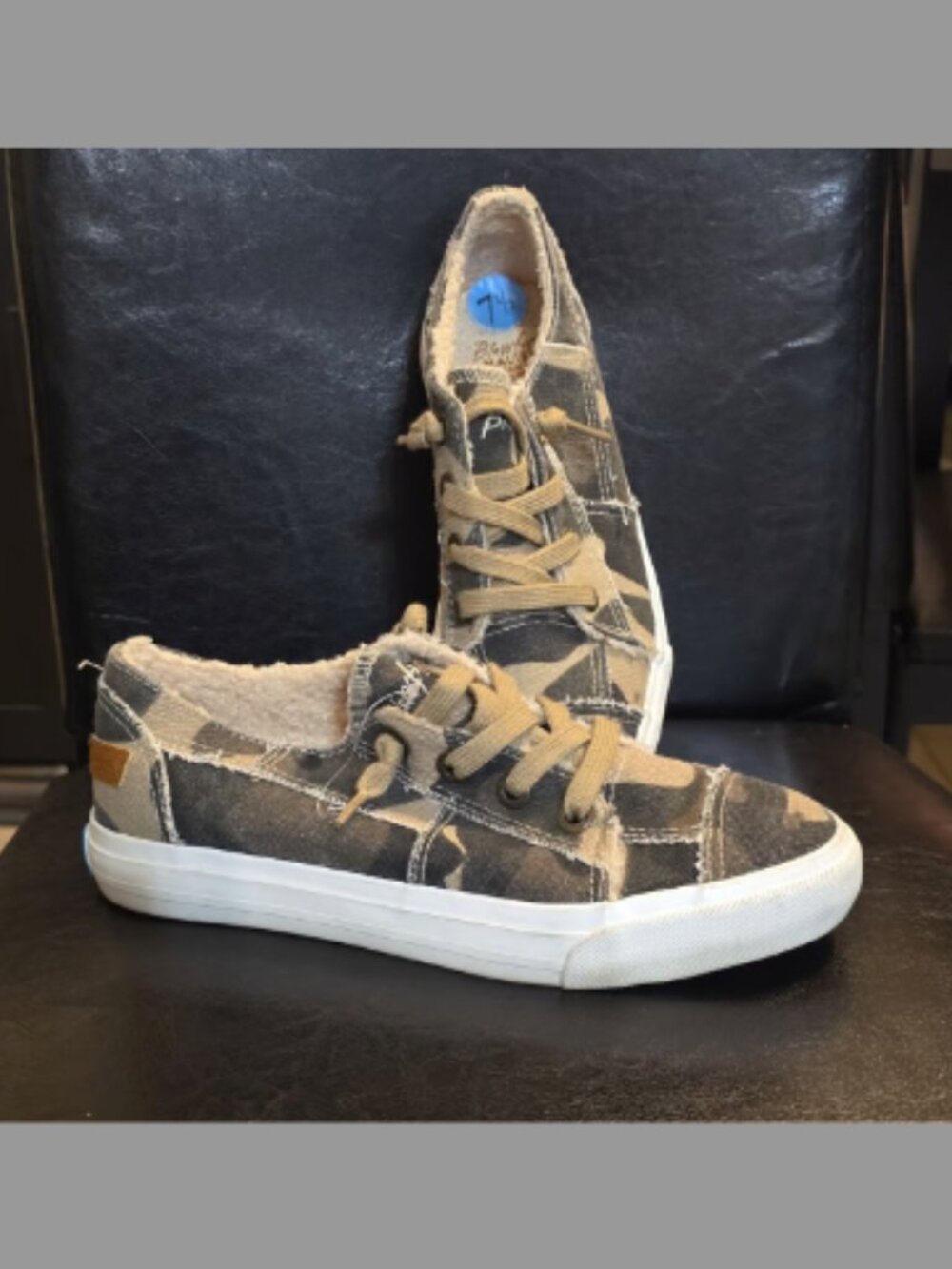 Blowfish Malibu Camo Slip on Sneaker 7.5